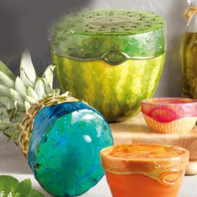 Food Covers Set of 4 Silicone