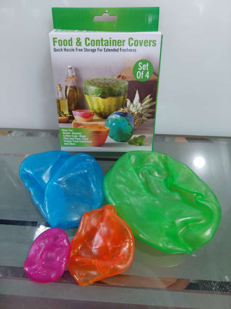 Food Covers Set of 4 Silicone