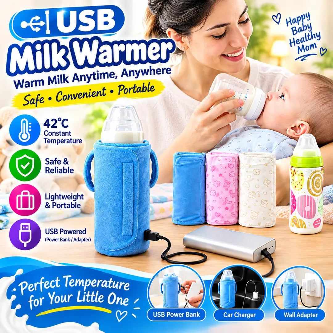 USB portable baby milk warmer