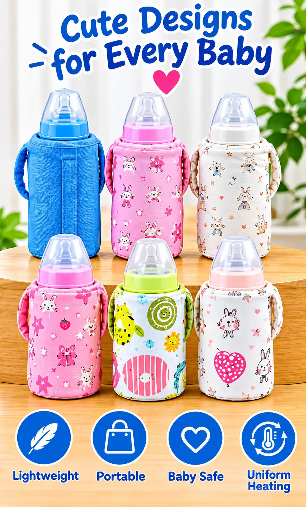 Milk warmer features