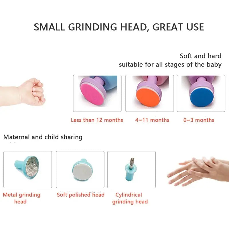 Baby nail trimmer LED light