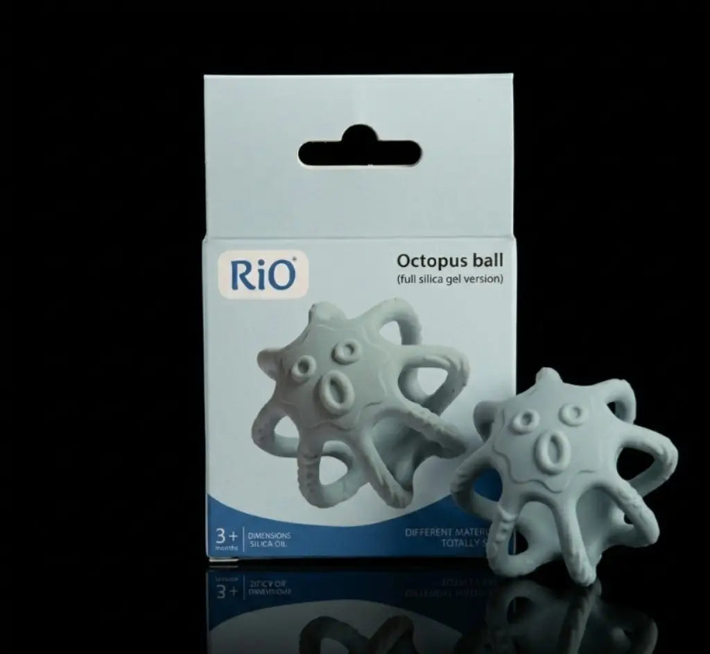 Octopus ball silicone baby teether