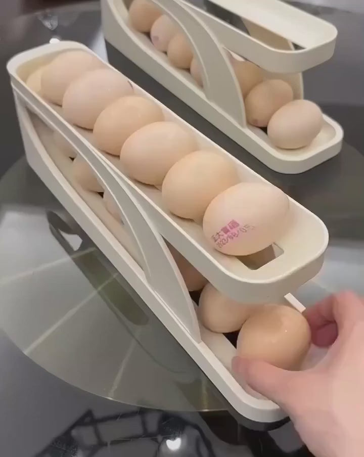 15 Egg Storage Box Rolling Design