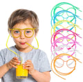 Funny Silly Straw Glasses for Kids and Adults