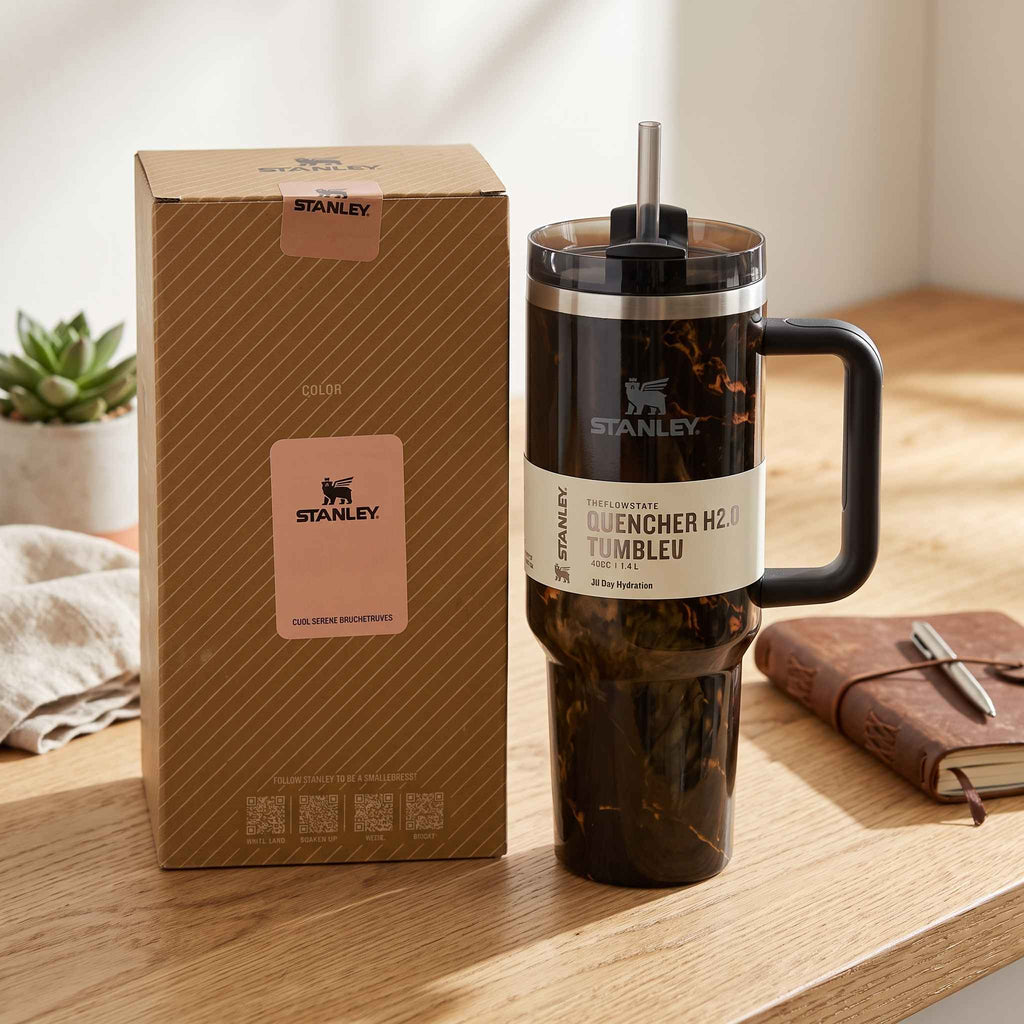 Stanley Premium Stainless Steel Tumbler - Marble Black