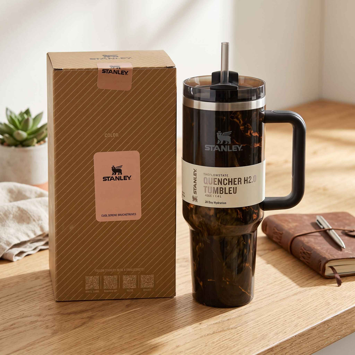 Stanley Premium Stainless Steel Tumbler - Marble Black