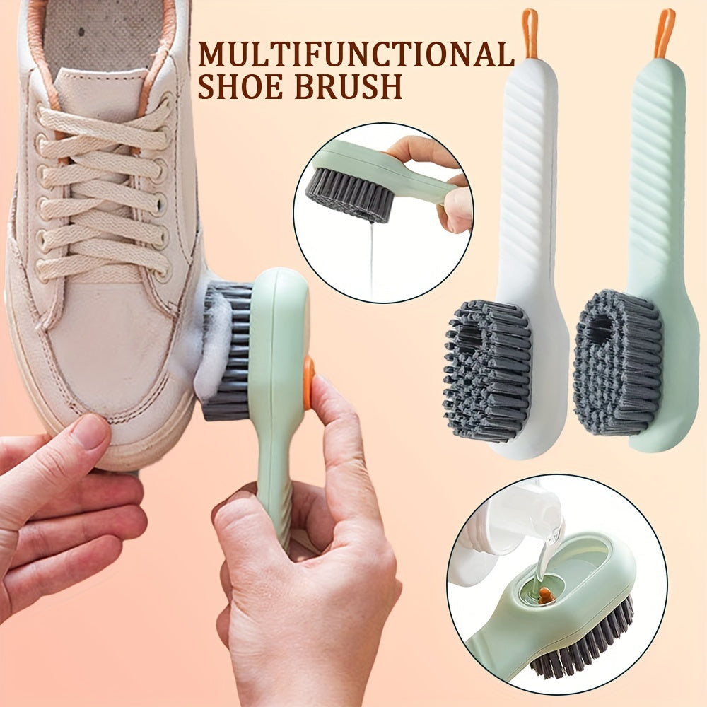 Multifunctional Soft-Bristled Shoe Brush