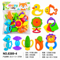 Happy Baby 9-Piece Rattle and Teether Toy Set