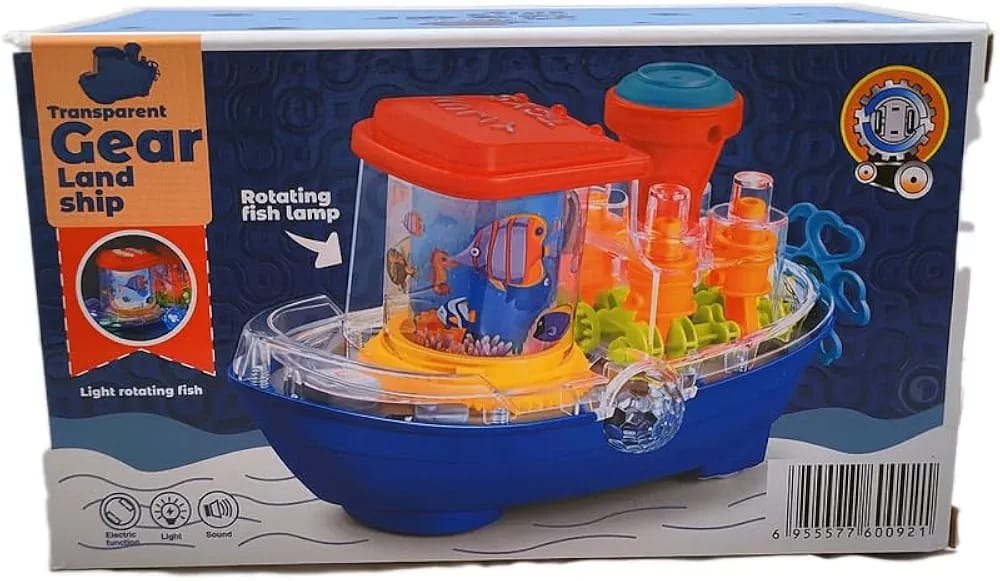 Gear Ship Bump and Go Toy
