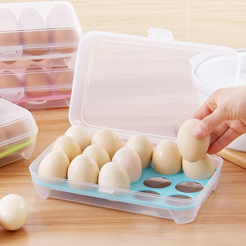 15-Grid Egg Storage Container