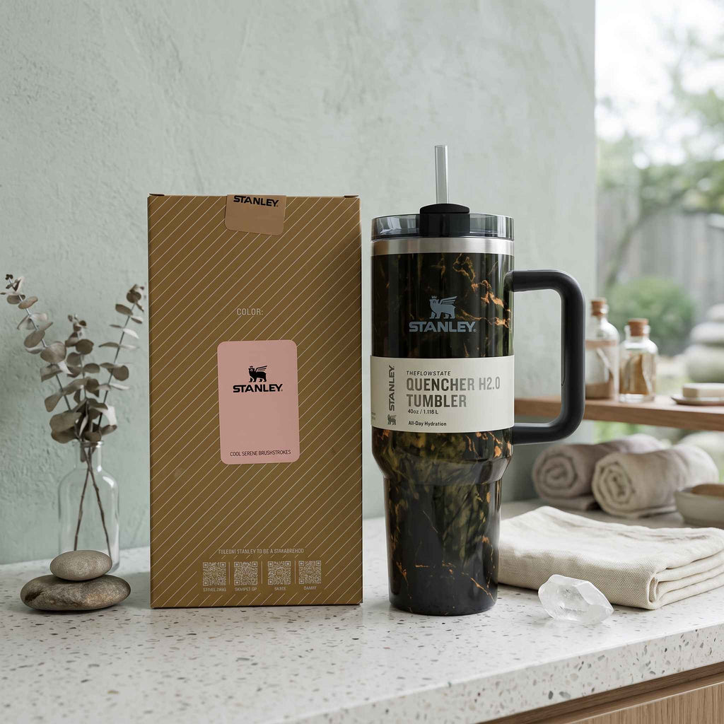 Stanley Premium Stainless Steel Tumbler - Marble Black