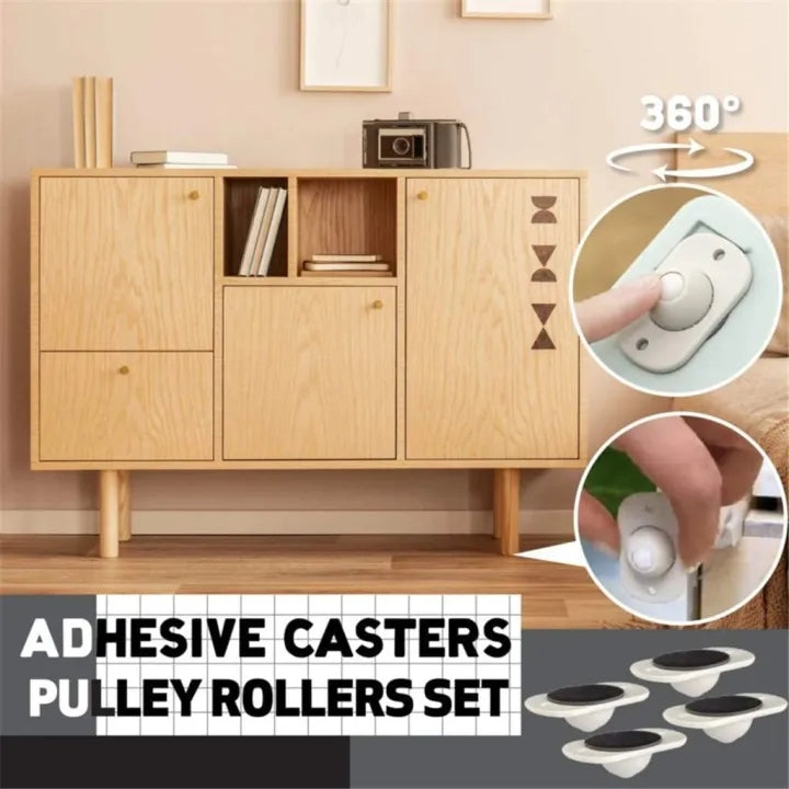 Quality Furniture Moving Wheel - [4 Pcs]