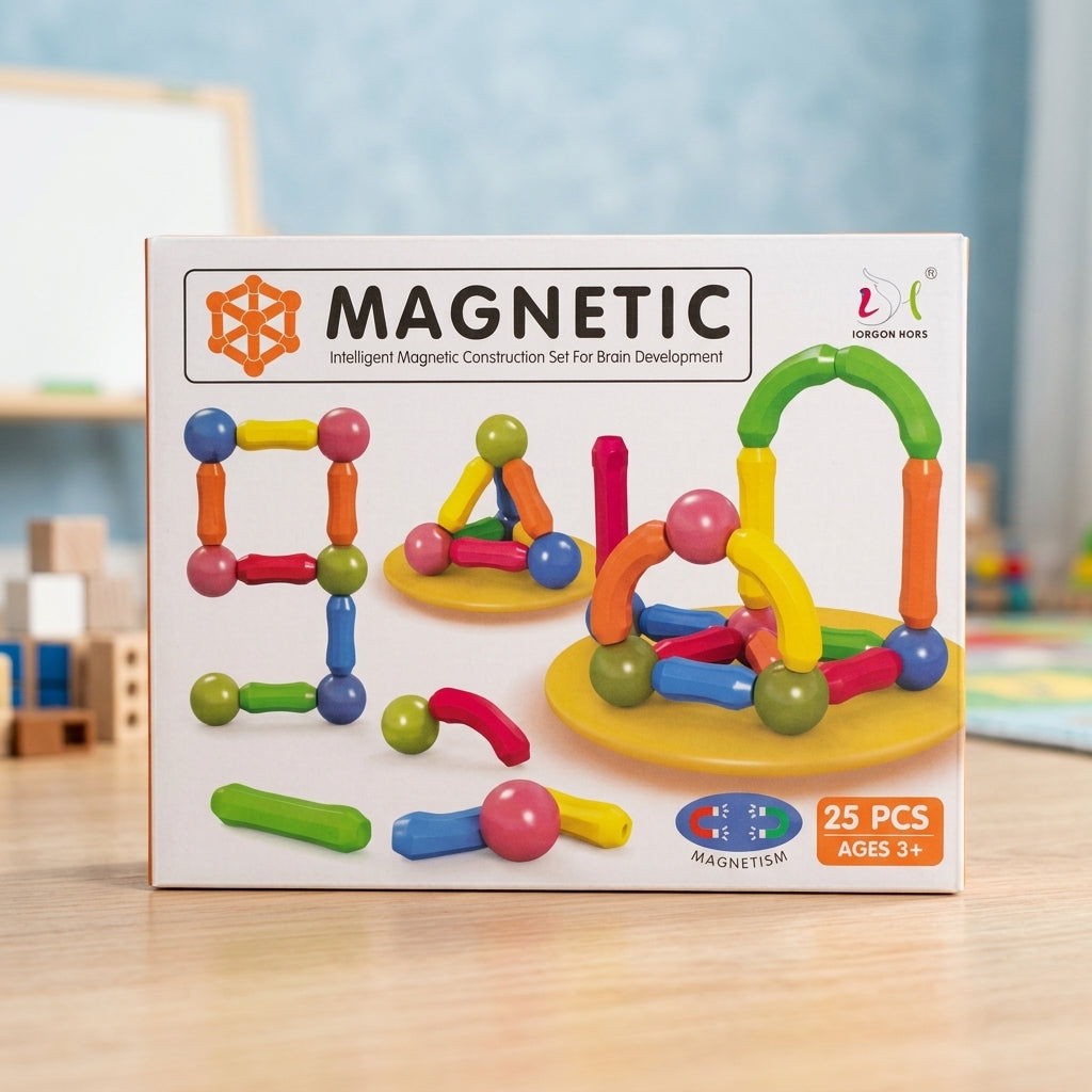25pc Magnetic Building Blocks