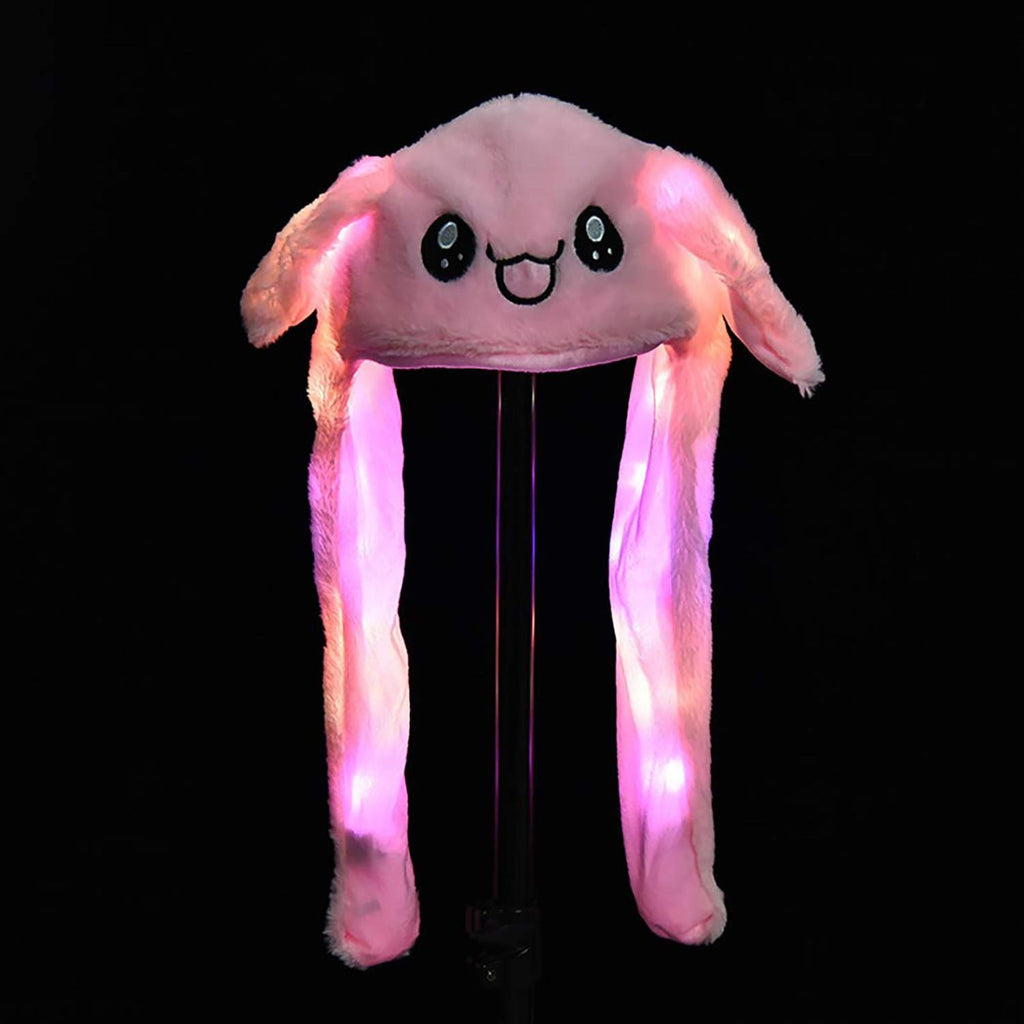 Bunny Caps: Winter Plush Ear Muffs & Ear Warmers with LED Lights