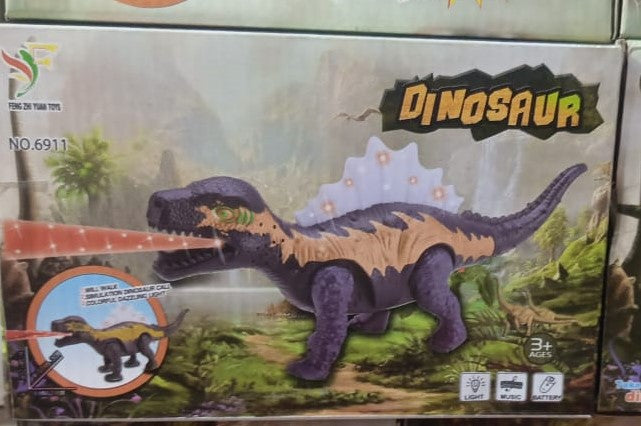 Dinosaur Toy Sets Walking With Light And Sound