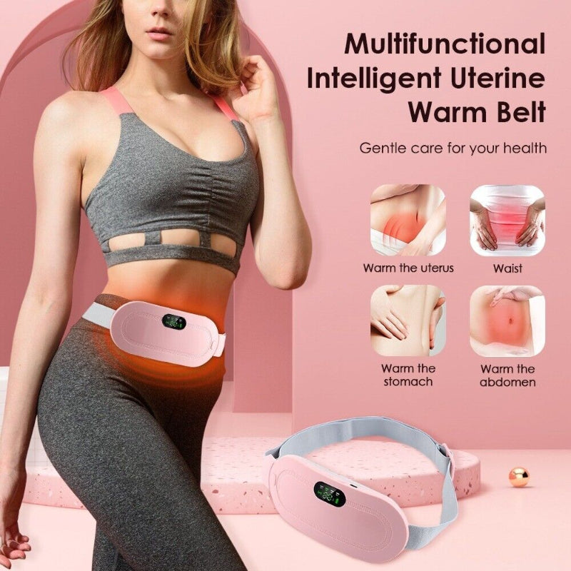Heating and Vibrating Digital Period Pad for Healing Period Cramps