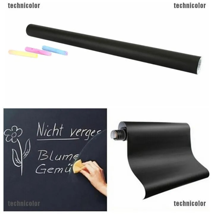 Artisan - Blackboard Chalkboard Vinyl Sticker Washable, Reusable