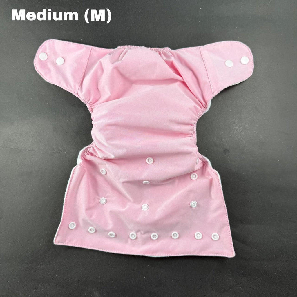 Imported washable diaper with inner (Random Color)