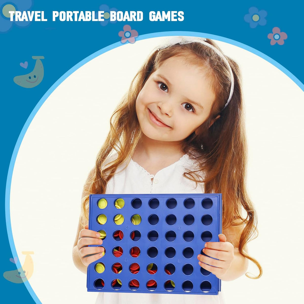 4 IN A ROW Board Game for Kids