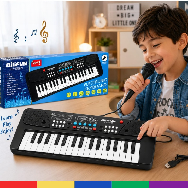 Bigfun 37-Key Electronic Keyboard Piano