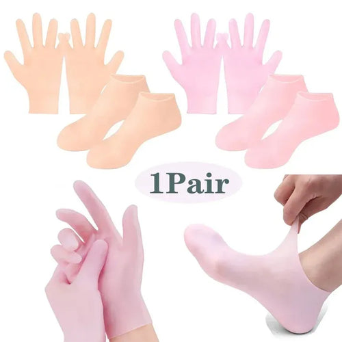 1 Pair Silicone Moisturizing Gel Foot Care Socks