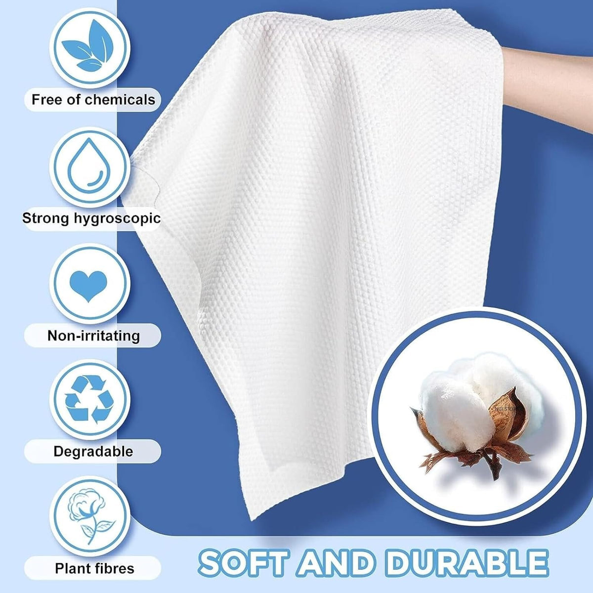 1 PC of Compressed Bath Towels Disposable Face Towels Large