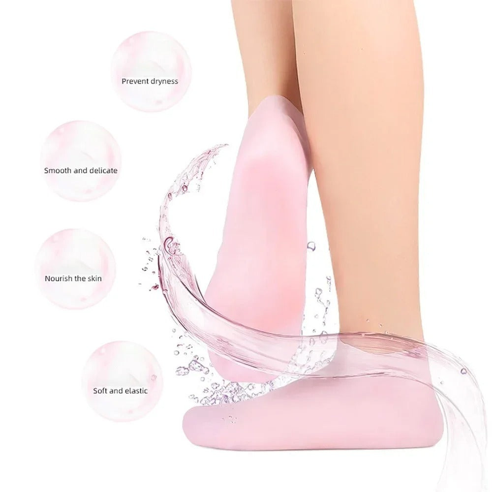 1 Pair Silicone Moisturizing Gel Foot Care Socks