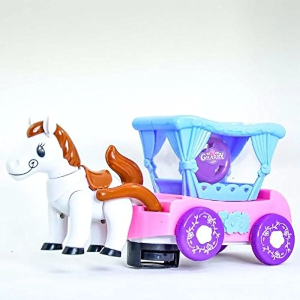Cartoon Flash Carriage Musical Toy