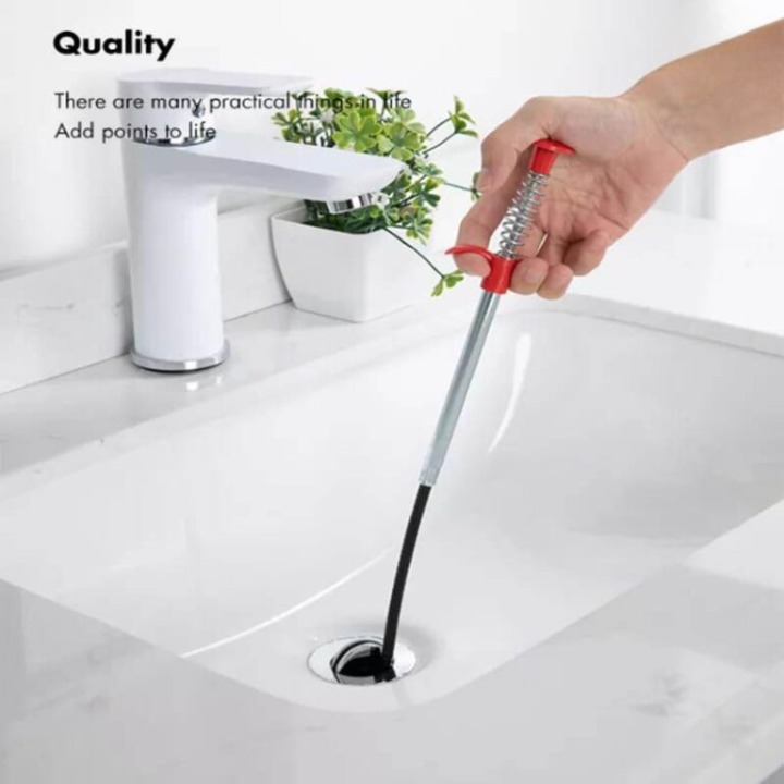 Wire Spring Sink Cleaning Stick (34inches | 85cm)