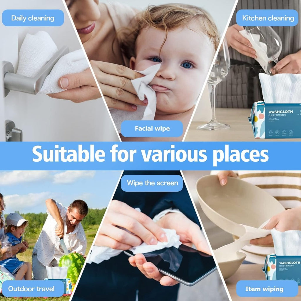 Disposable Face Towel – 70 Pcs
