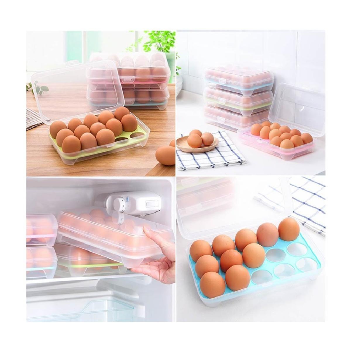 15-Grid Egg Storage Container