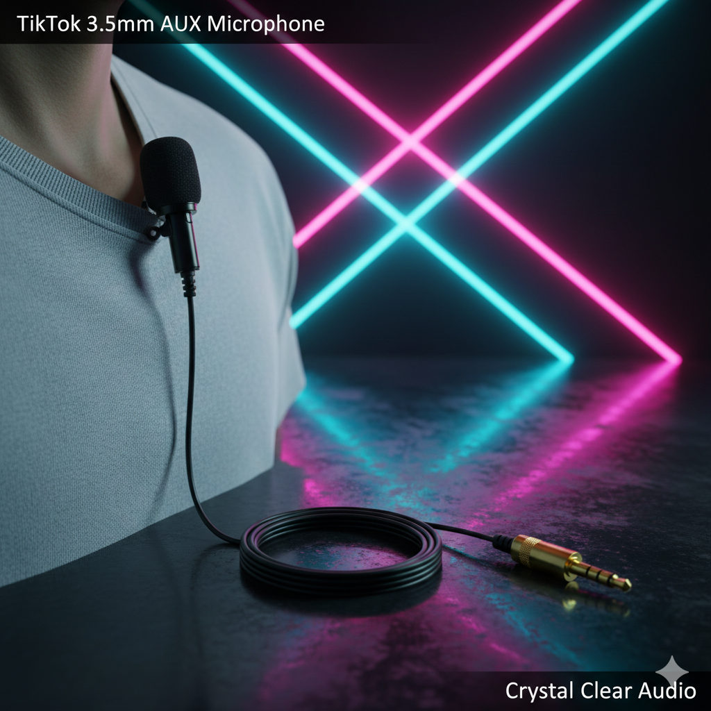 Professional Tiktok3.5 AUX Microphone Micro