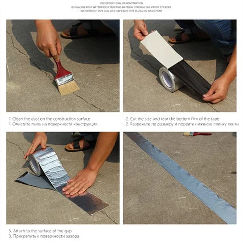 Aluminum Foil Super Fix Adhesive(width 2in lenght 8 yard)