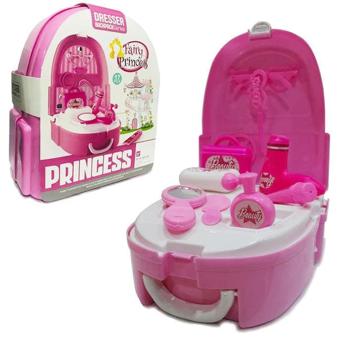 Backpack Makeup Toy Set For Girls