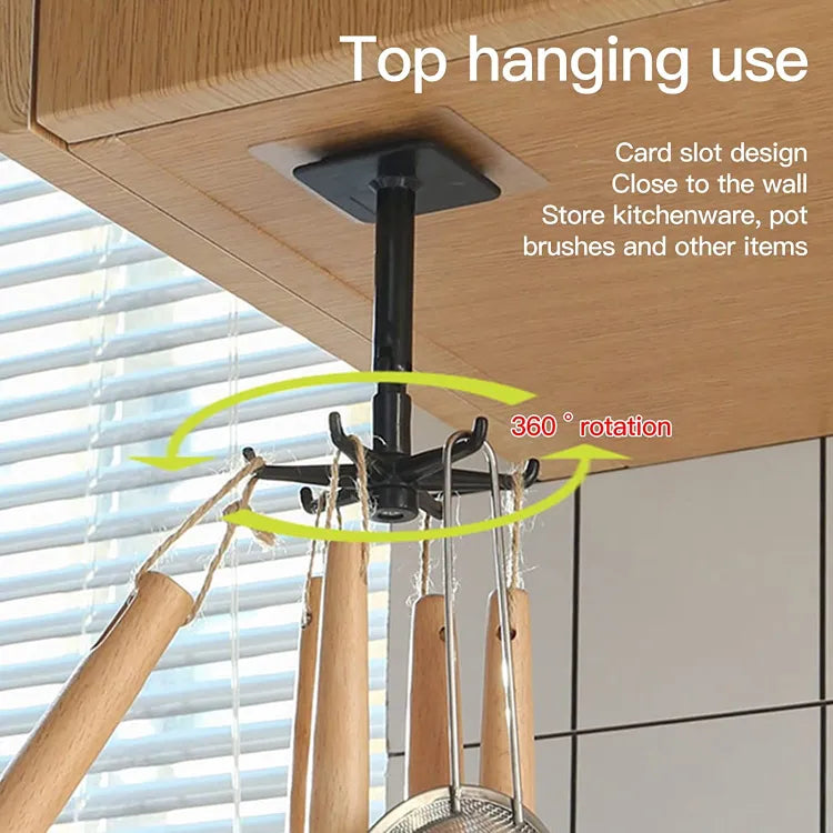 Rotatable Rack Accessories Cabinet Organizer Hook Up
