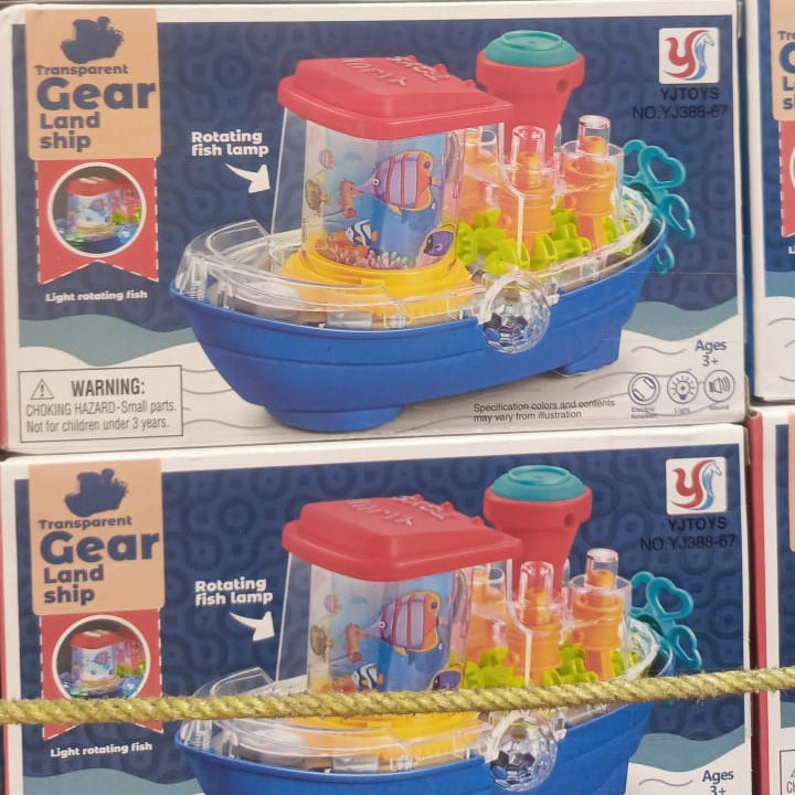 Gear Ship Bump and Go Toy