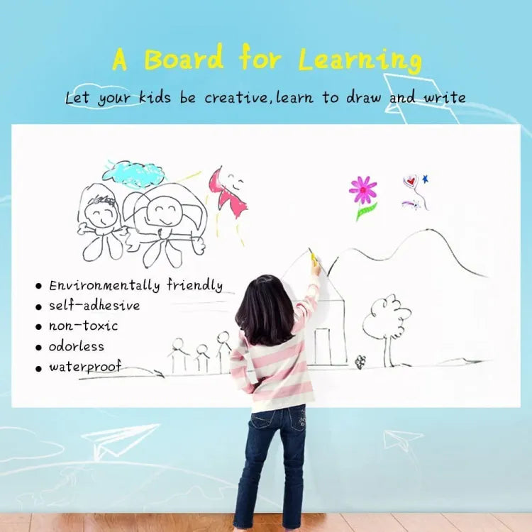 Self-Adhesive Whiteboard Wall Decal Sticker