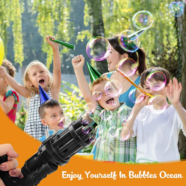 Electric Gatling Bubble Gun