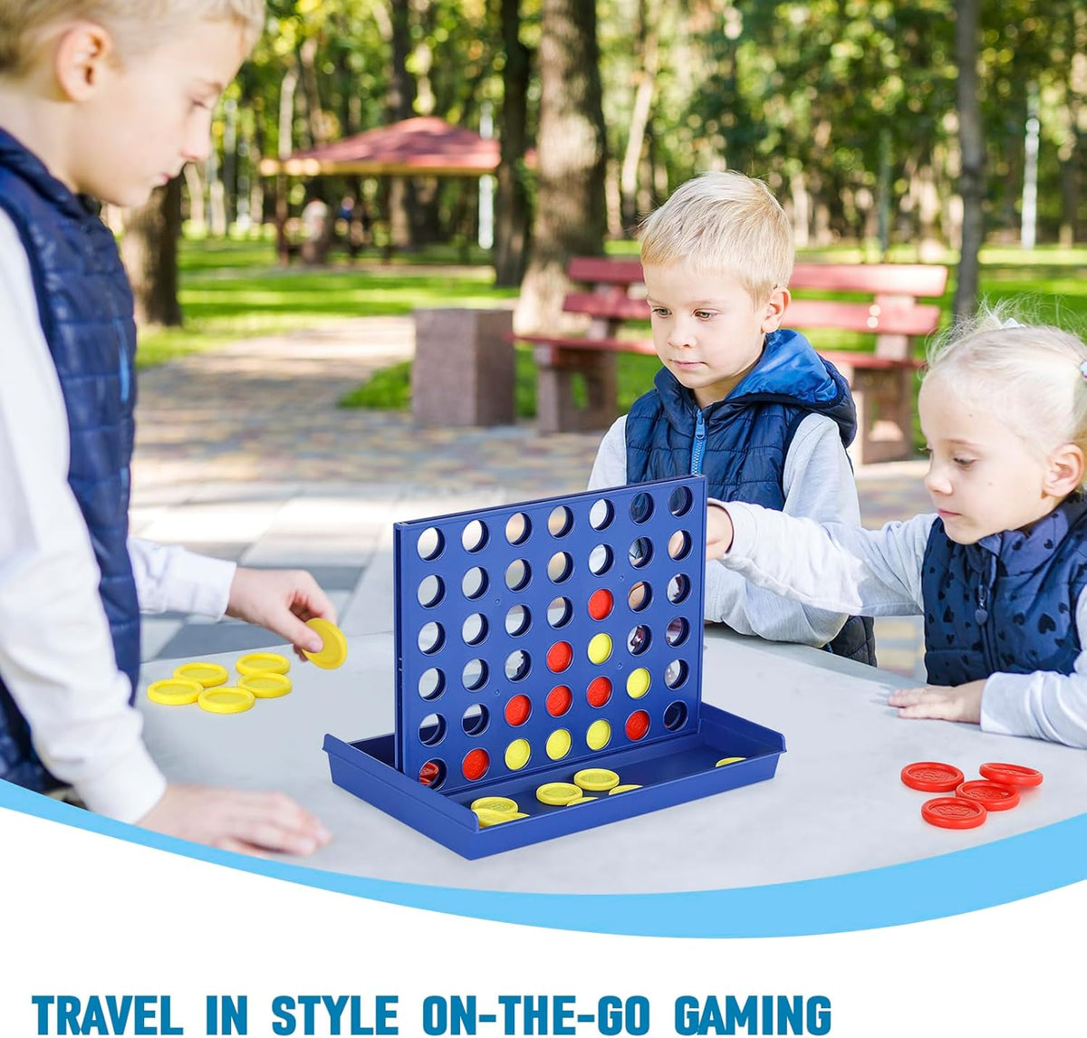 4 IN A ROW Board Game for Kids