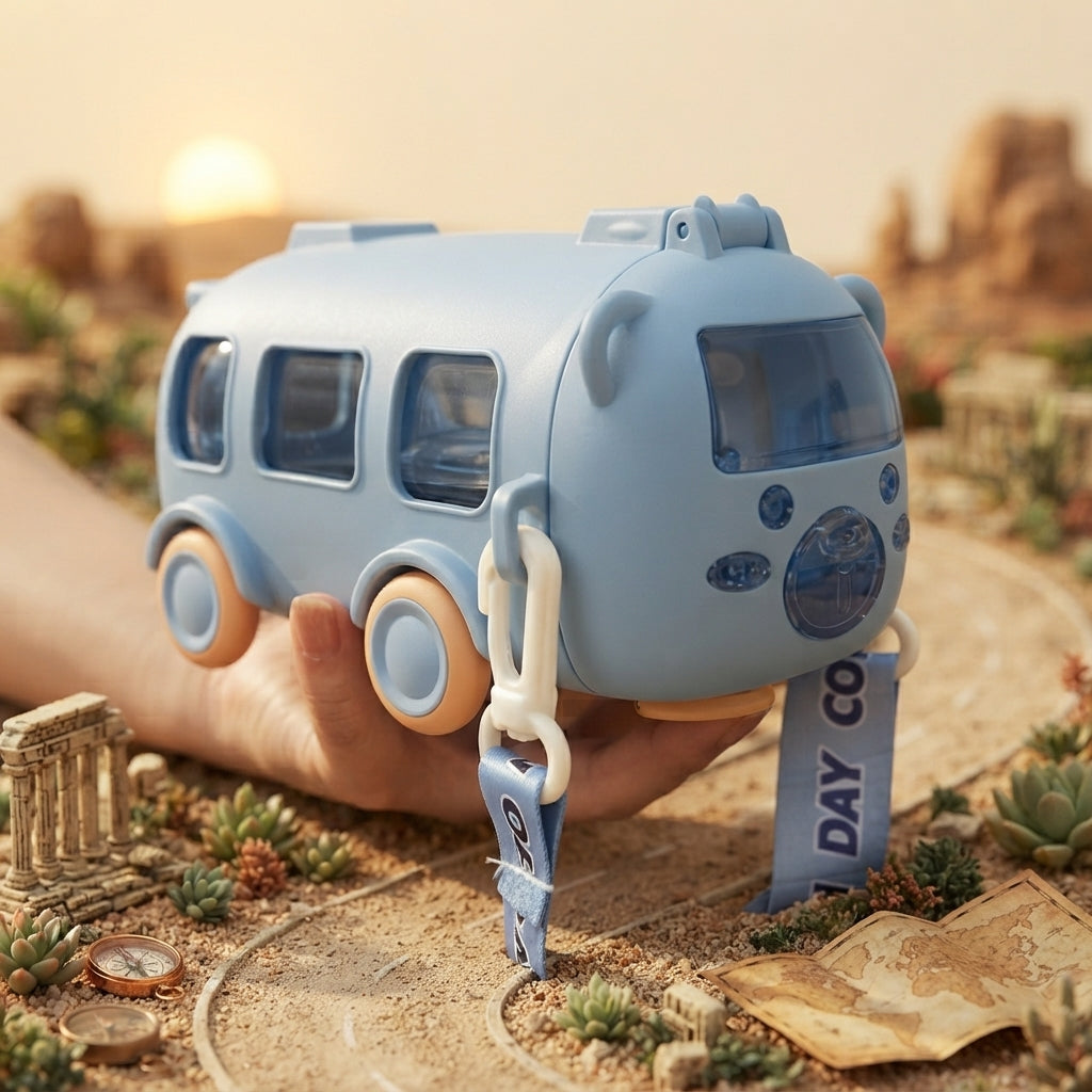 Bus Shaped Water Bottle