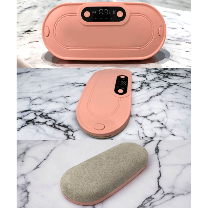 Heating and Vibrating Digital Period Pad for Healing Period Cramps