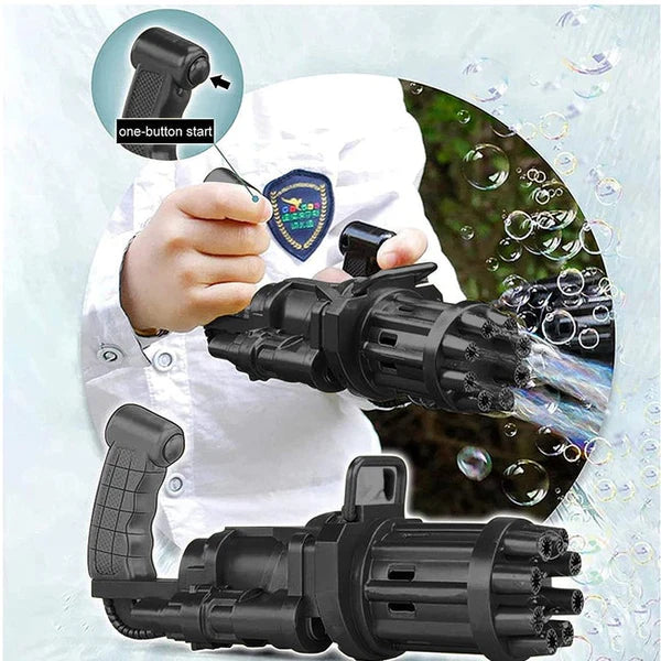 Electric Gatling Bubble Gun