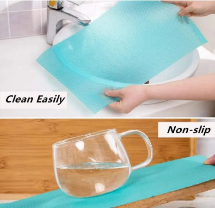 Refrigerator Mats Shelf Liners, 45 ×150cm Plastic Refrigerator Liner