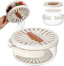 Kitchen Fruit Drainage Basket with Lid