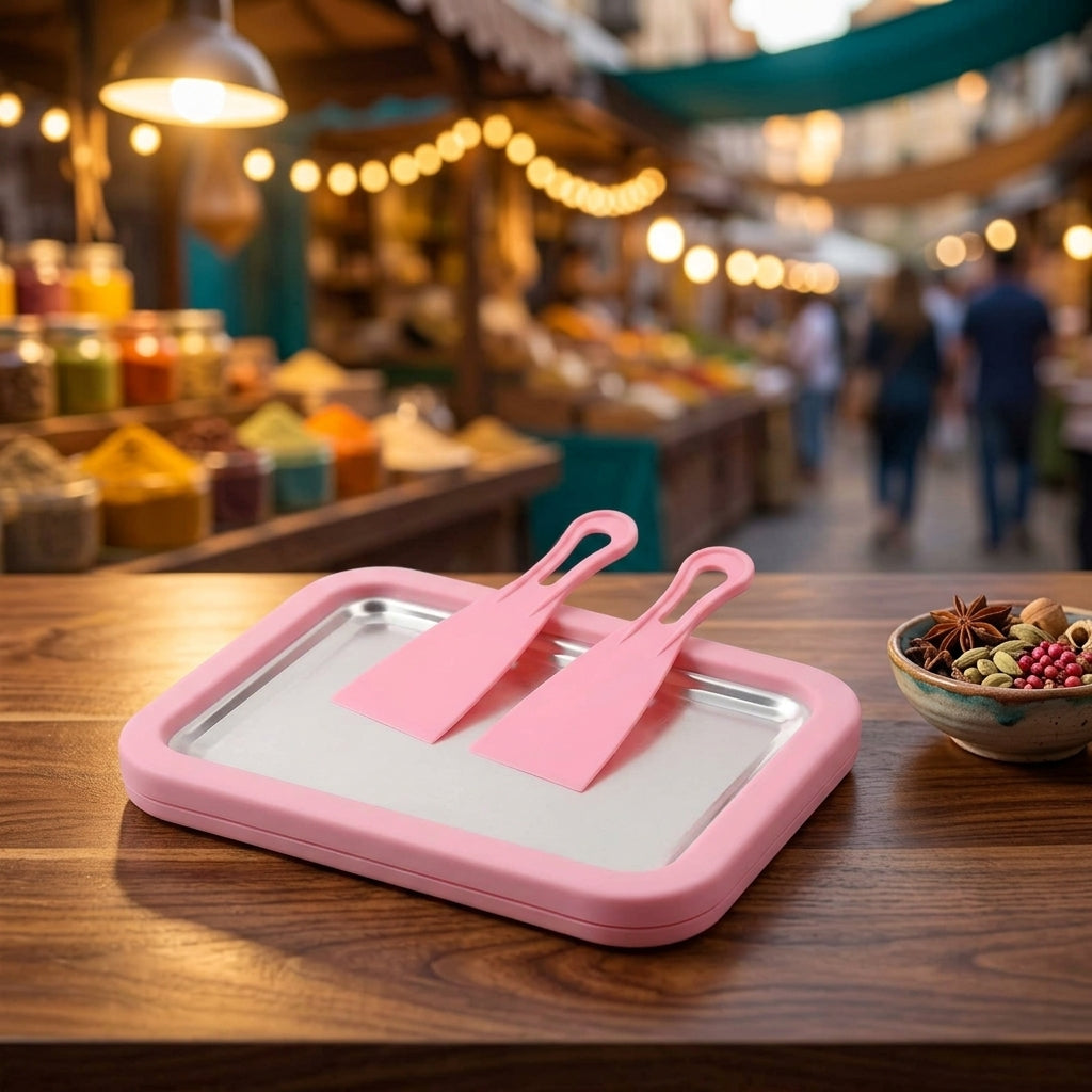 Stir Fried Rolled Ice Cream Maker