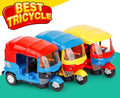 Musical Electric Tricycle Rickshaw Toy for Kids