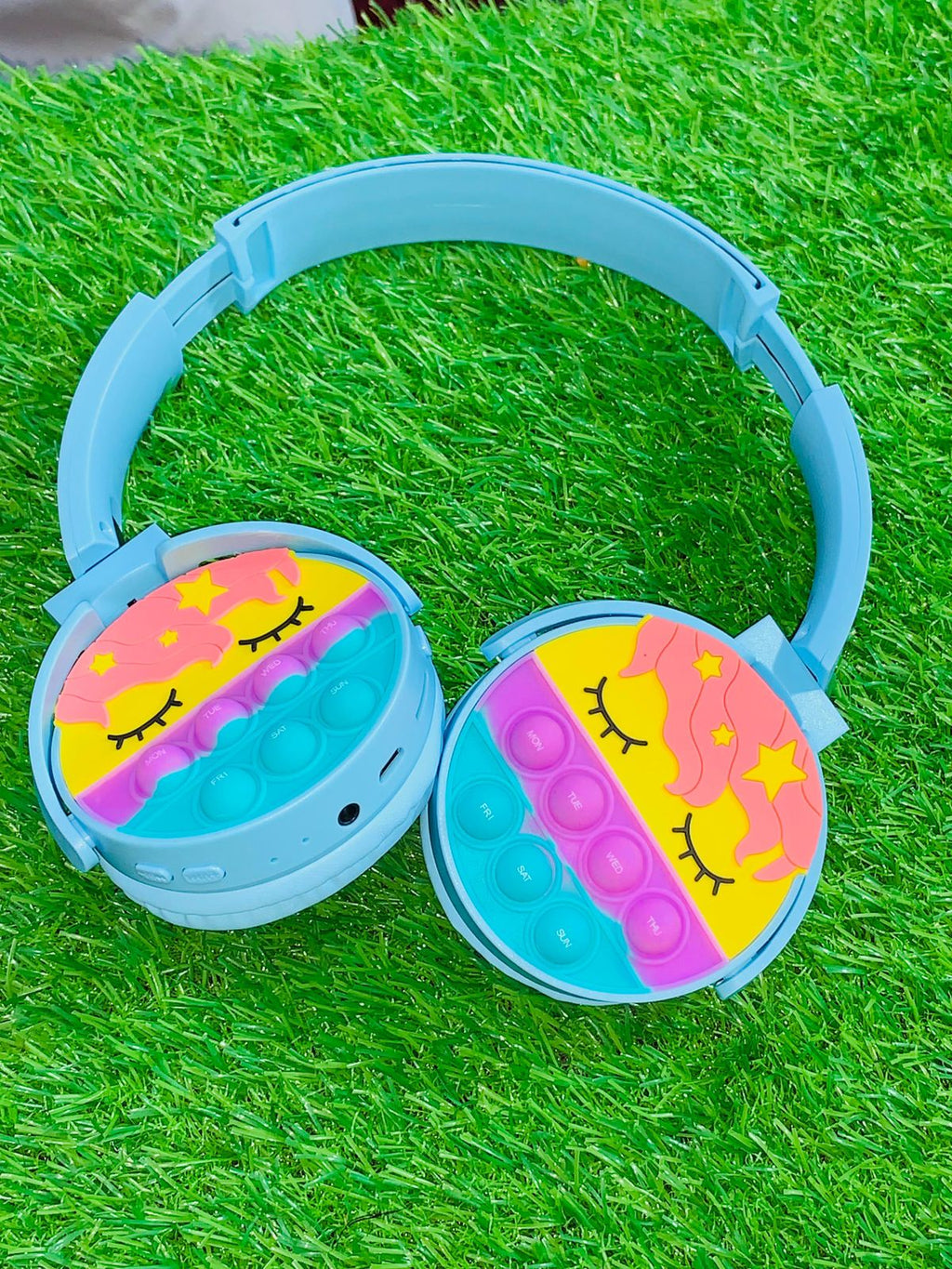 Unicorn Cute Pop-It Headphones