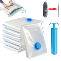 Vacuum seal storage bags with pump