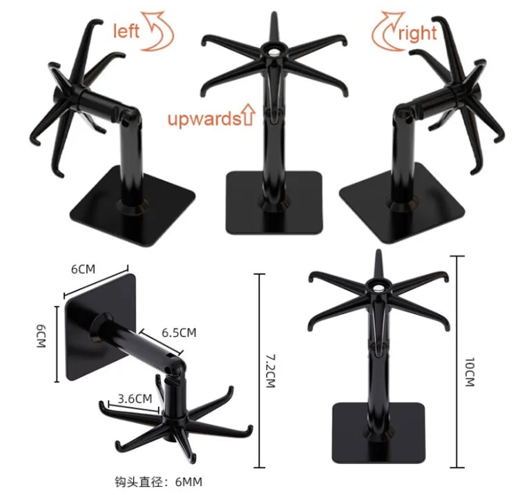 Kitchen Tools Spoon Holder Stand 360 Degrees Rotated Punch