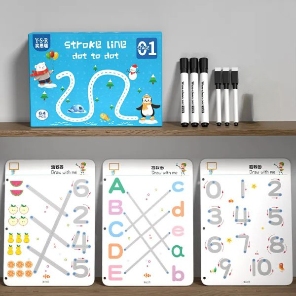 Actuivity Book 64 PCS With 2 Pens and Eraser ( Made in China)